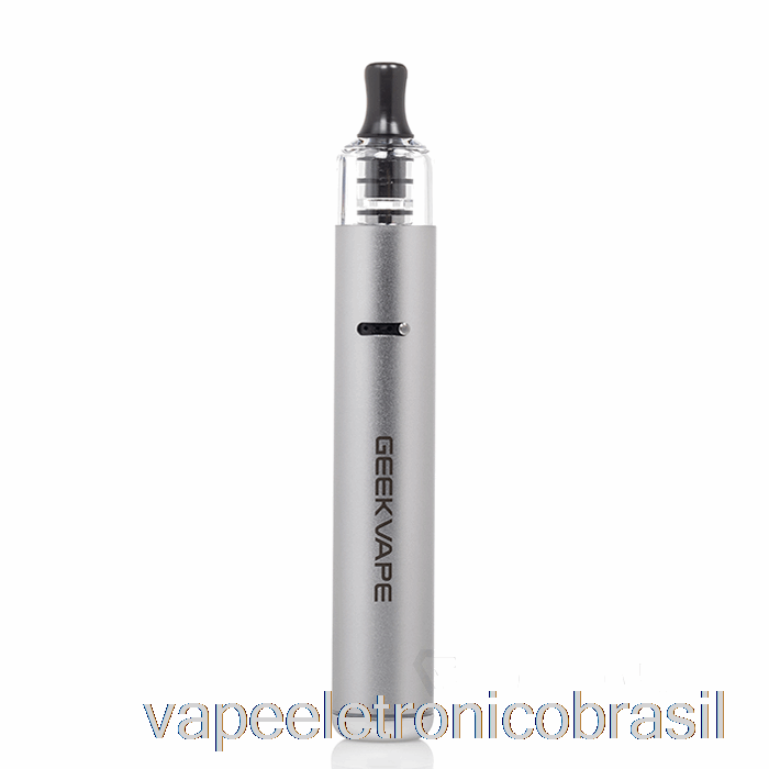 Vape Recarregável Geek Vape Wenax S3 Pod Kit Atom Silver